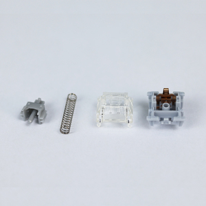 Gateron מהיר משלוח כפול רכבת אפס תואר מתג מלא כסף שקט 5 pin ליניארי 35 יח 'מקלדת מכני מותאם אישית מתג - Product Image 6