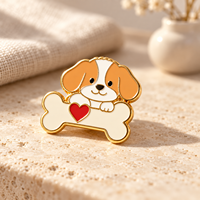 Fabricant et Grossiste de Pin's de revers en métal émaillé personnalisés pour récompenses de participants aux concours canins Puppy Love Kennel Club, pour commandes en gros et distributeurs