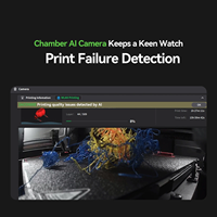 Baru untuk Printer 3D K2 Plus Combo Multicolor 16-Warna Kecepatan Tinggi 600mm/s Dual Extruder 1.75mm PLA Ukuran Cetak 350x350x350mm