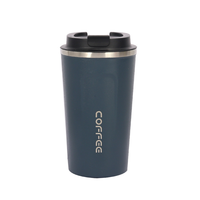 Vaso Térmico Reutilizable con Aislamiento al Vacío Ecológico de 380 ml y 510 ml con Logotipo Personalizado, Taza de Viaje de Acero Inoxidable de Doble Pared para Café