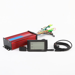 Kit d'instrument à écran large SW900 rouge 15 tubes, kit de contrôleur 15-MOSFET, 36V/48V/52V/60V/72V, 1200W/1500W L907 - Product Image 5