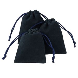 Sacs à bijoux imprimables avec logo personnalisé, sacs en soie pour bonbons de mariage, sacs à cosmétiques en velours avec cordon de serrage - Product Image 1