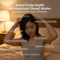 Masseur Électrique pour Cuir Chevelu 4D, Pétrissage, Étanche, Rechargeable, Soin des Cheveux, Soulagement du Stress, Relaxation, Spa, Sans Fil, Portable, Unisexe, Usage Quotidien