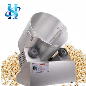 Machine à popcorn au caramel avec assaisonnement et sucre enrobé, et machine à emballer les fleurs aromatisées - Product Image 1