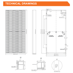 <span class=keywords><strong>Talesun</strong></span> แผงโซล่าเซลล์โมโนเพอร์โมโนคริสตัลไลน์แบบตัดครึ่งเซลล์ทำจากแก้วสองชั้นแบบครึ่งเซลล์9BB 144 425 ~ 445W - Product Image 6