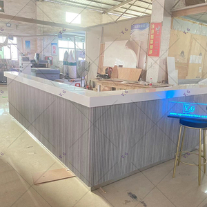 Tùy chỉnh đám mây Olympia Câu Lạc Bộ quầy bar thiết kế lạ mắt Roof Bar dịch vụ truy cập RGB đèn bảng thanh - Product Image 2