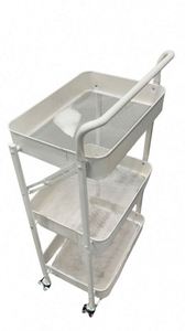 Modern Stainless Steel <b>Foldable</b> <b>Cart</b> - Product Image 2