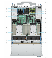 210-BNMV PowerEdge R7725 16 个 E3.S NVMe 插槽 EPYC 9005 系列处理器 DDR5 现货 2U 数据中心 AI 机架服务器