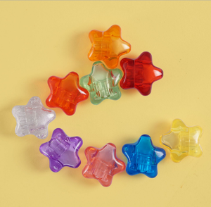 1.3G Đầy Màu Sắc <span class=keywords><strong>Mini</strong></span> Dễ Thương Nhỏ Hình Dạng Ngôi Sao Lip Stick Ống Rỗng Nhựa <span class=keywords><strong>ABS</strong></span> Son Môi Ống Mẫu Kem Jar - Product Image 2