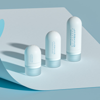 Flacon pulvérisateur sans air de haute qualité personnalisé de 15 ml, 30 ml, 50 ml, vide, en PP et ABS, pour emballages cosmétiques et soins de la peau