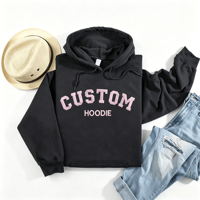 Sweat à capuche personnalisé de marque, épais, avec logo en relief, pour hommes et femmes, broderie 3D, impression sérigraphique