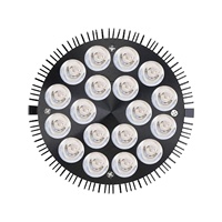 Liweida 54w aquarium lumière eau salée réservoir ampoule e26 e27 rouge bleu blanc vert uv spectre complet pour poissons récif de corail plantes aquatiques