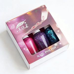 Fast Delivery UV Coated <b>Window</b> Nail Polish Box OEM Glossy White Cardstock Display Packaging for Varnish - Product Image 2