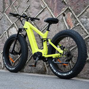 China fibra <span class=keywords><strong>de</strong></span> carbono Alu aleación marco Ebike 26 pulgadas neumático gordo 48V 1000W <span class=keywords><strong>bicicleta</strong></span> eléctrica para adultos - Product Image 2