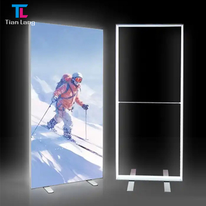 TianLang 85*200cm Exposición de aluminio caja de luz tela telón de fondo pantalla retroiluminada caja de luz LED cajas de luz - Product Image 5