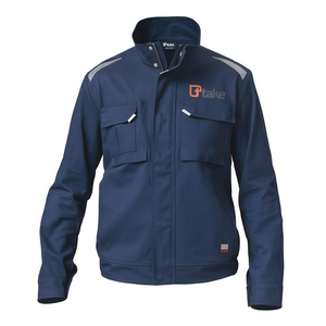 Chaqueta de Trabajo Regular para Hombre TTAKE, Azul M, Resistente a la Abrasión, Ropa de Seguridad - Product Image 2