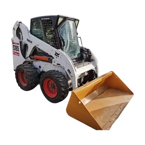 BOBCAT loader skid S185 pemuat skid steer bekas harga murah untuk dijual dekat saya