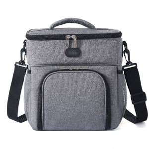 กระเป๋าเก็บความเย็นแบบกำหนดเองได้สำหรับใช้งานกลางแจ้ง JX107  กระเป๋าเก็บความเย็นแบบหนาบุด้วยอลูมิเนียมฟอยล์ทรงสี่เหลี่ยม  กระเป๋าเก็บความเย็นสำหรับเบียร์เย็น - Product Image 1