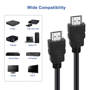 Stock de fábrica HDTV PVC chapado en oro para Cable versión 1,4 1080P 4K compatible con proyector de 5,5mm de diámetro decodificador TV ordenador - Product Image 3