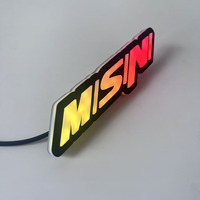 Logo automatique personnalisé lumière LED calandre de voiture emblème RGB LED grillé insigne pour Hellcat avant enseignes électroniques pour contrôleur de voiture BT