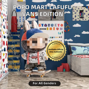 POPO MART 38 см LaFUFU <span class=keywords><strong>Vans</strong></span> коллаборация Frozen Ограниченная серия 100% оригинальные животные Слепая Коробка виниловая плюшевая кукла обувь унисекс - Product Image 2