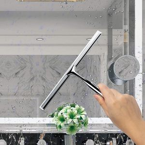 Zinc Alloy Cleaner Car Window Wiper Cleaning Handle Scraper Shower Silicone Stainless Steel Rubber Window Squeegee - Product Image 2