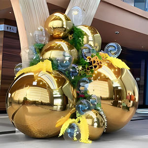 Bola de espejo de Navidad Fiesta de vacaciones Evento Decoración Bola de espejo inflable Bolas de espejo inflables de Navidad - Product Image 1