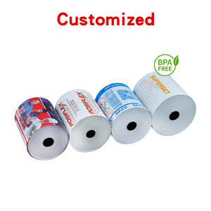 Rollos de <span class=keywords><strong>papel</strong></span> térmico reciclables de 57x40mm, transacciones POS eficientes de doble capa y única para uso de caja registradora - Product Image 3