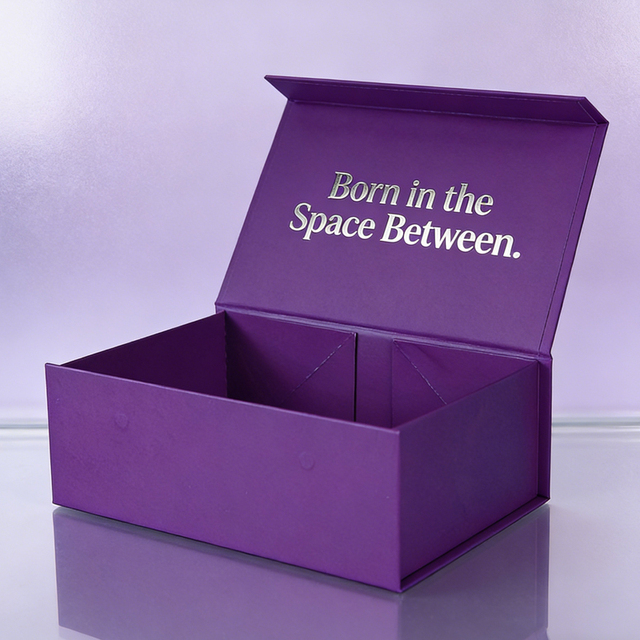 Foldable Magnetic Art Paper Boxes with Embossing for Efficient Logistics and Storage for Fashion Jewelry and Accessories