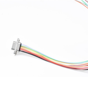 D-SUB видео Ethernet VGA J30J DB-<span class=keywords><strong>15</strong></span> <span class=keywords><strong>15</strong></span>-контактный разъем винт Клеммная Панель Крепление промышленный припой прямой штекер 200 мм провод питания - Product Image 4