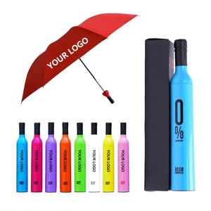 Parapluie personnalisé résistant au vent avec logo Wine Lady, exclusif, anti-UV, pour enfants - Product Image 2