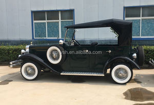 Mini coche eléctrico negro de gama alta, coches clásicos de doble asiento para recursos hoteleros a la venta con luces LED - Product Image 2