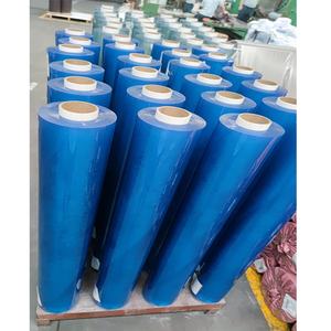 Roll <span class=keywords><strong>Film</strong></span> <span class=keywords><strong>PVC</strong></span> Transparan Biru Lembut dan Fleksibel Plastik Super Jernih untuk Sampul Buku, Tirai, Taplak Meja, Fitur Larut Air - Product Image 3