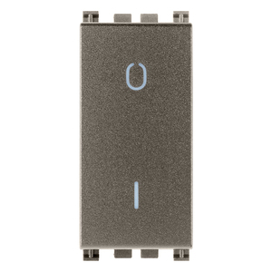Metal <b>Wall</b> <b>Switch</b> 2P 16AX <b>With</b> Indicator <b>Light</b> For Indoor Use - Product Image 1
