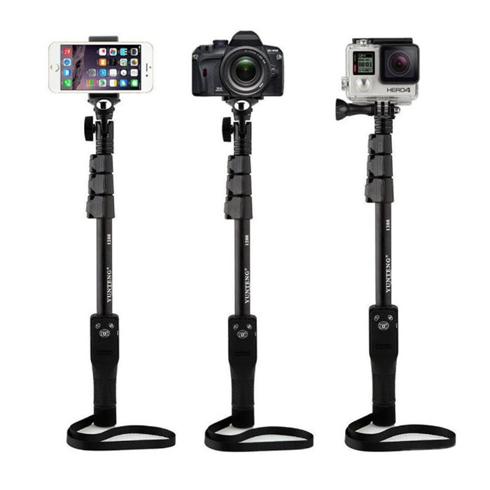 Беспроводная Bluetooth селфи-камера для смартфона монопод с зажимом