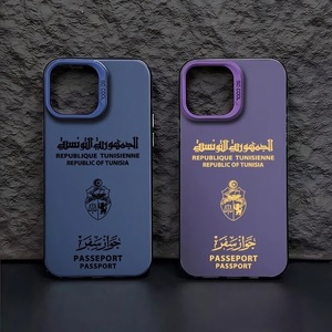 Elegante carcasa de teléfono para <span class=keywords><strong>iPhone</strong></span> Xs Xr 11 12 13 Mini 14 15 16 17 Pro Max Passport Designer Funda de teléfono a prueba de golpes Coque - Product Image 2