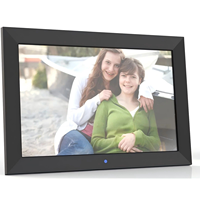 Cadre photo numérique grand écran WF21A-8 – Cadeau haut de gamme pour personnes âgées, anniversaires, déménagement et cadeaux d'affaires