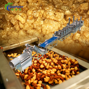 เครื่องทอดหนังหมูอัตโนมัติ Shepody รุ่น <span class=keywords><strong>Chicharron</strong></span> กำลังการผลิต 500 กก./ชม. เครื่องทอดไก่กรอบ เครื่องทอดหนังหมูกรอบ - Product Image 2