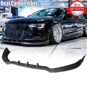 Usine de pièces automobiles en fibre de carbone personnalisé brillant carbone voiture pare-chocs avant lèvre menton becquet pour <span class=keywords><strong>Audi</strong></span> <span class=keywords><strong>BMW</strong></span> - Product Image 1