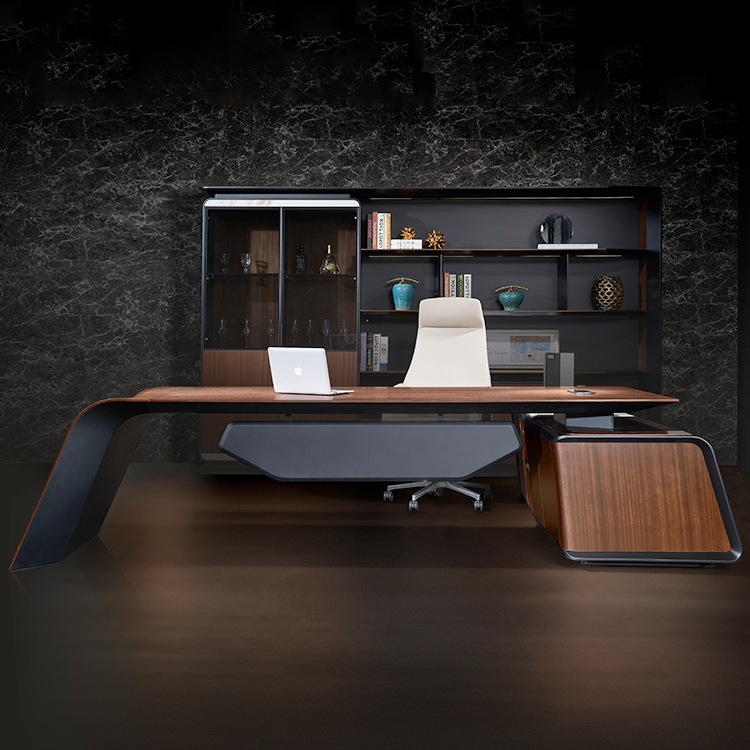 Modern Large Executive Office Table Desk Furniture Modern Luxury Office Desk With Drawers