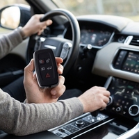 Grosir OEM Remote Kunci Mobil 5 Tombol ABS dengan Baterai Tombol untuk Land Rover LR2 LR4 Discovery 2015-2018 315MHz