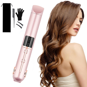 Mejor inalámbrico de hierro plano con cargador portátil Mini recto rizador Usb inalámbrico de 250 grados plancha de pelo/ - Product Image 5