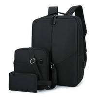 Sac à dos pour ordinateur portable 3 en 1 de grande capacité pour voyage, avec port de charge intelligent USB, sac pour ordinateur portable 15,6 pouces