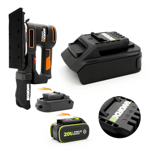 Adaptador de Batería de Litio de 20V WA4600, Adaptador de Placa Verde, Convertidor Compatible con Herramientas Orange - Product Image 3