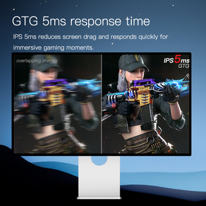 Kuycon P27D全铝合金车身4k显示器144hz 27英寸Ips显示器无支架游戏玩家电脑屏幕显示 - Product Image 6