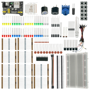 OKY1004-<span class=keywords><strong>2</strong></span> DIYプロジェクトレジスター、コンデンサ、LED、ポテンショメータを備えた教育用電子学習キット - Product Image 3