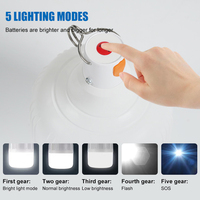 Ampoule LED solaire rechargeable portable haute performance 10W-100W avec base B22/E27