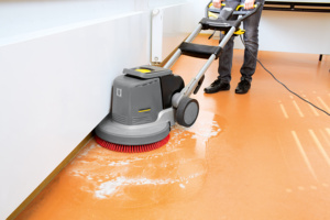 Professionelle Gewerbliche Bodenreinigungsmaschine Kärcher <span class=keywords><strong>BD</strong></span> 43/150 Einscheiben-Bodenreiniger und -Polierer für Hotels - Product Image 3