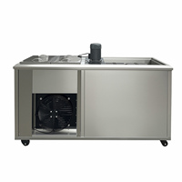 Machine à fabriquer des blocs de glace / briques de glace de haute qualité, refroidissement par air, 2T / 24H, 40 pièces / 4H, 25 kg chacune, fabrication en usine de glace