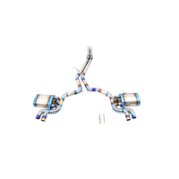 Tube d'échappement universel en acier inoxydable bleu brûlé de 1,5 mm d'épaisseur, kit de silencieux d'échappement Valvetronic compatible avec SQ5 8R FY 3.0T 2016 2024